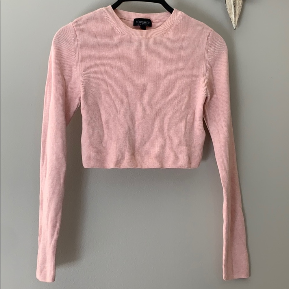 Topshop Cropped Shirt